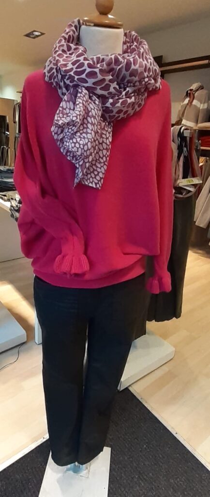 Pinker Strickpullover